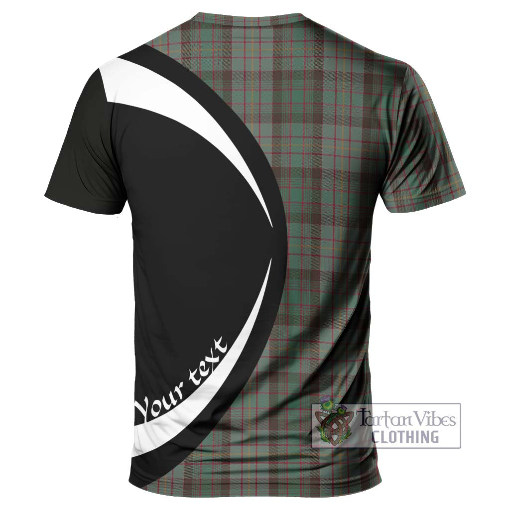 Tartan Vibes Clothing Cochrane Hunting Tartan T-Shirt with Family Crest Circle Style