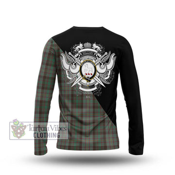 Cochrane Hunting Tartan Long Sleeve T-Shirt with Family Crest and Military Logo Style