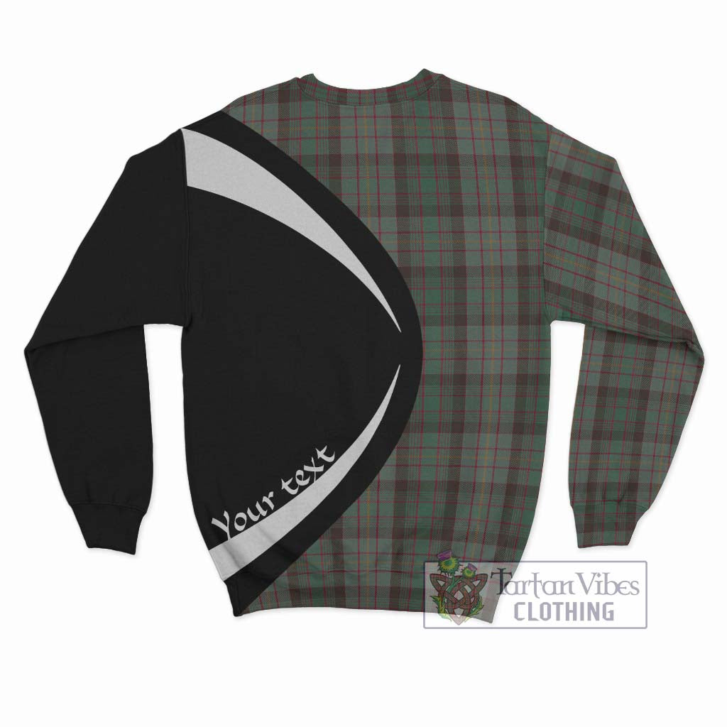 Cochrane Hunting Tartan Sweatshirt with Family Crest Circle Style - Tartan Vibes Clothing