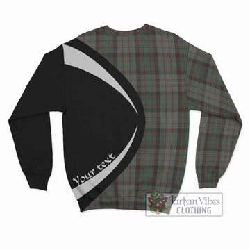 Cochrane Hunting Tartan Sweatshirt with Family Crest Circle Style