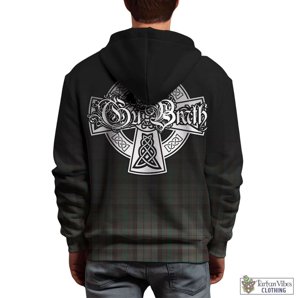 Tartan Vibes Clothing Cochrane Hunting Tartan Hoodie Featuring Alba Gu Brath Family Crest Celtic Inspired