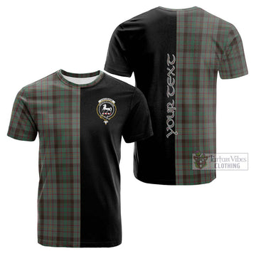 Cochrane Hunting Tartan Cotton T-shirt with Family Crest and Half Of Me Style