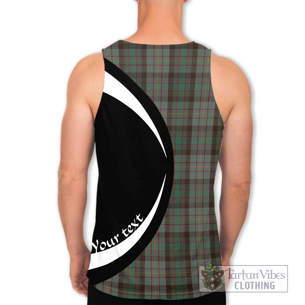 Cochrane Hunting Tartan Men's Tank Top with Family Crest Circle Style - Tartan Vibes Clothing