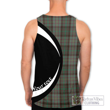 Cochrane Hunting Tartan Men's Tank Top with Family Crest Circle Style