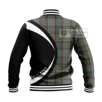 Cochrane Hunting Tartan Baseball Jacket with Family Crest Circle Style