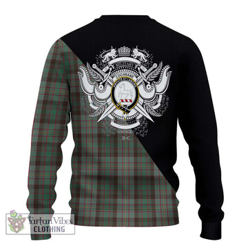 Cochrane Hunting Tartan Ugly Sweater with Family Crest and Military Logo Style