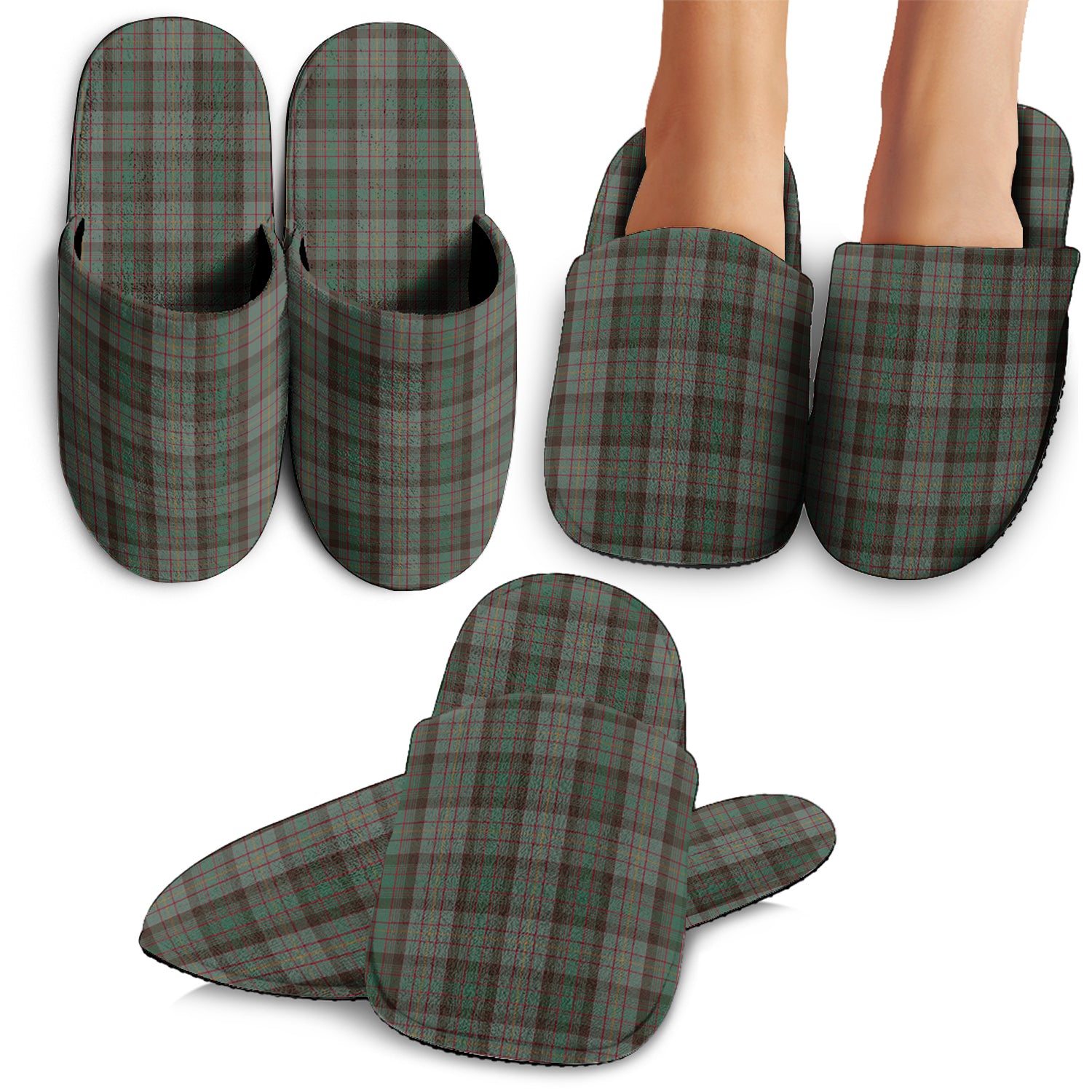 Cochrane Hunting Tartan Home Slippers - Tartanvibesclothing