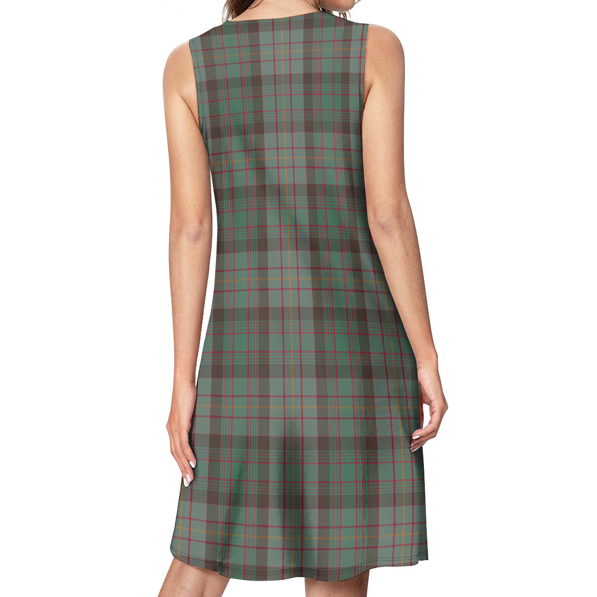 Cochrane Hunting Tartan Womens Casual Dresses - Tartanvibesclothing