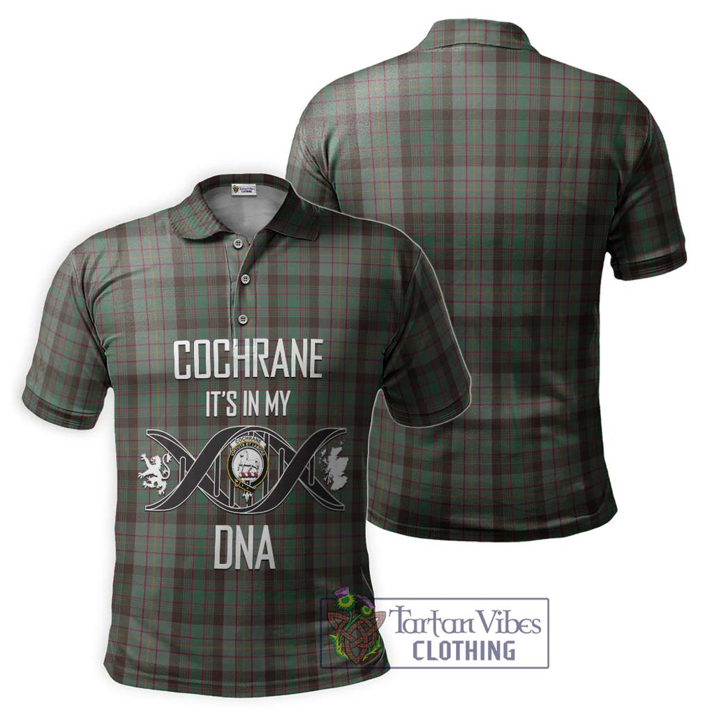 Cochrane Hunting Tartan Polo Shirt with Family Crest DNA In Me Style - Tartanvibesclothing Shop