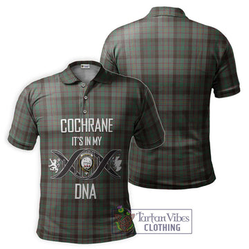 Cochrane Hunting Tartan Polo Shirt with Family Crest DNA In Me Style