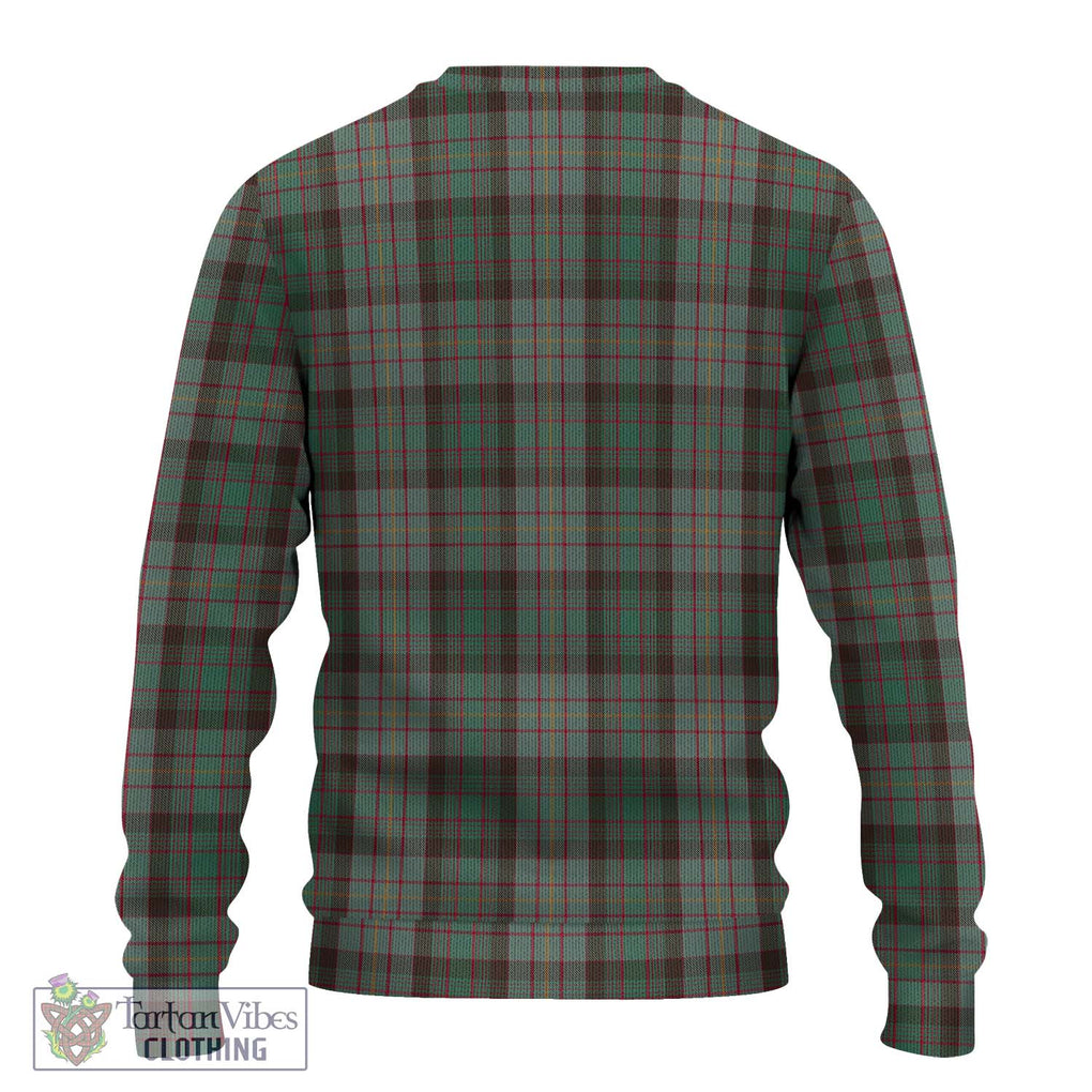 Cochrane Hunting Tartan Knitted Sweater with Family Crest DNA In Me Style - Tartanvibesclothing Shop