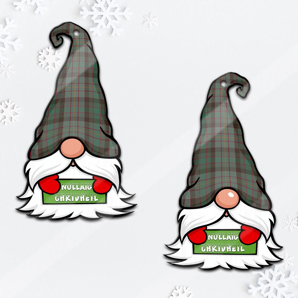 Cochrane Hunting Gnome Christmas Ornament with His Tartan Christmas Hat - Tartan Vibes Clothing