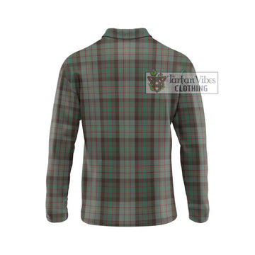 Cochrane Hunting Tartan Long Sleeve Polo Shirt with Family Crest DNA In Me Style