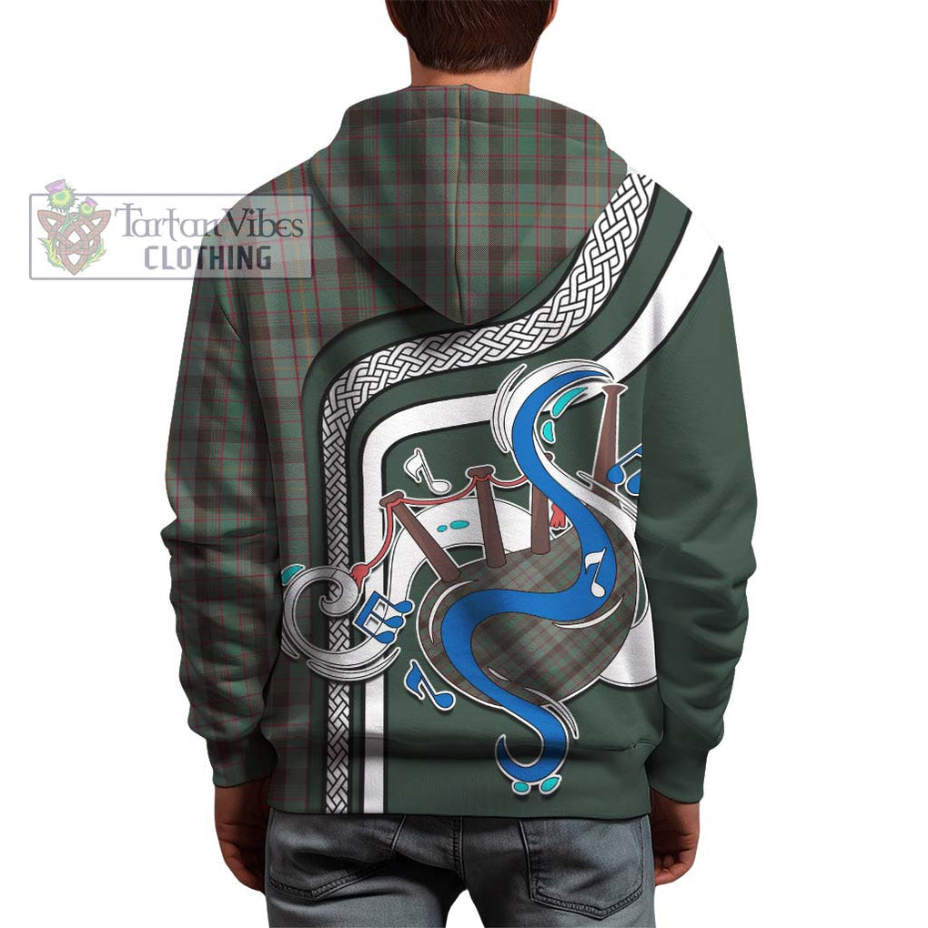 Cochrane Hunting Tartan Hoodie with Epic Bagpipe Style - Tartanvibesclothing Shop