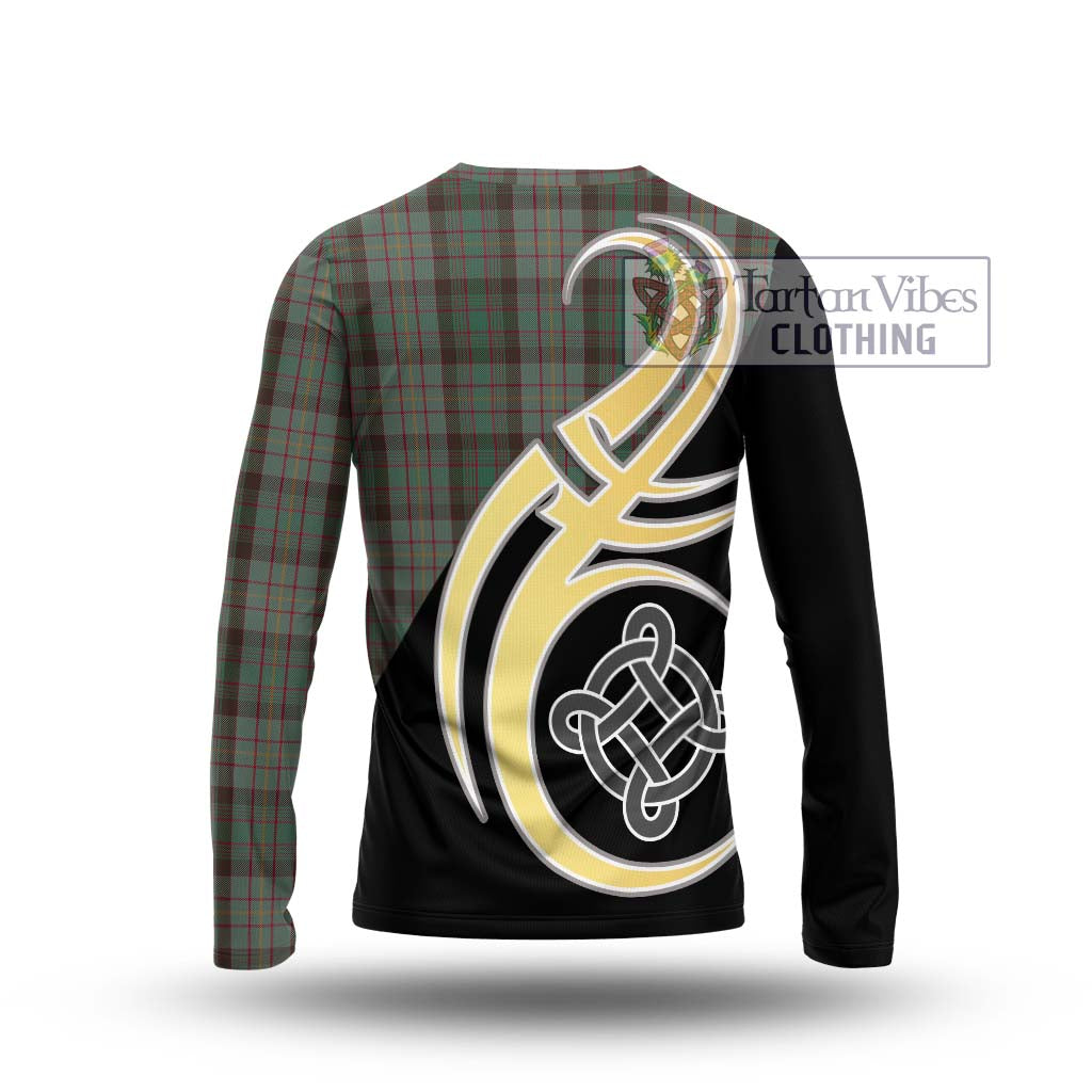 Cochrane Hunting Tartan Long Sleeve T-Shirt with Family Crest and Celtic Symbol Style - Tartan Vibes Clothing