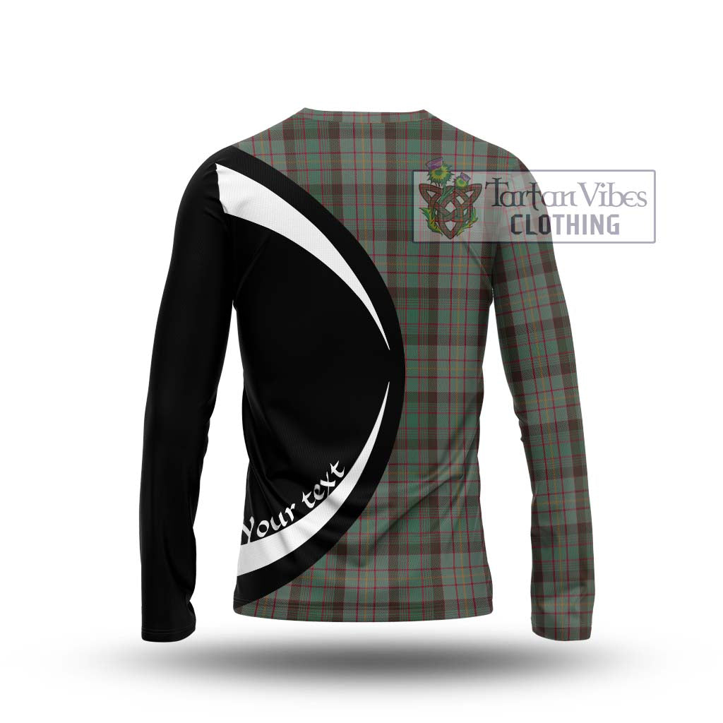 Cochrane Hunting Tartan Long Sleeve T-Shirt with Family Crest Circle Style - Tartan Vibes Clothing