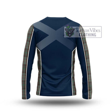 Cochrane Hunting Tartan Long Sleeve T-Shirt with Family Crest and Lion Rampant Vibes Sport Style