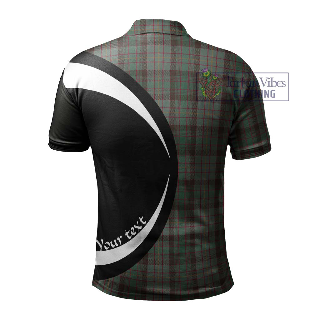 Cochrane Hunting Tartan Men's Polo Shirt with Family Crest Circle Style - Tartan Vibes Clothing