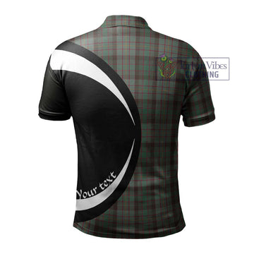 Cochrane Hunting Tartan Men's Polo Shirt with Family Crest Circle Style