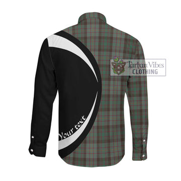 Cochrane Hunting Tartan Long Sleeve Button Up with Family Crest Circle Style