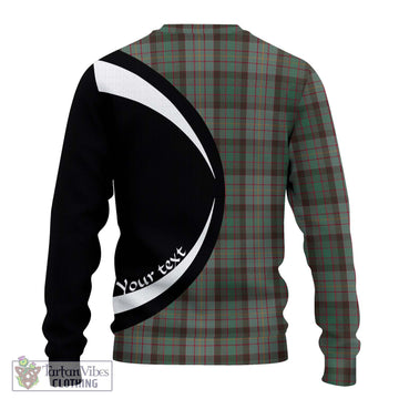 Cochrane Hunting Tartan Ugly Sweater with Family Crest Circle Style