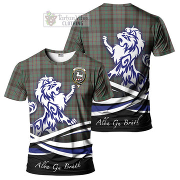 Cochrane Hunting Tartan Cotton T-shirt with Alba Gu Brath Regal Lion Emblem