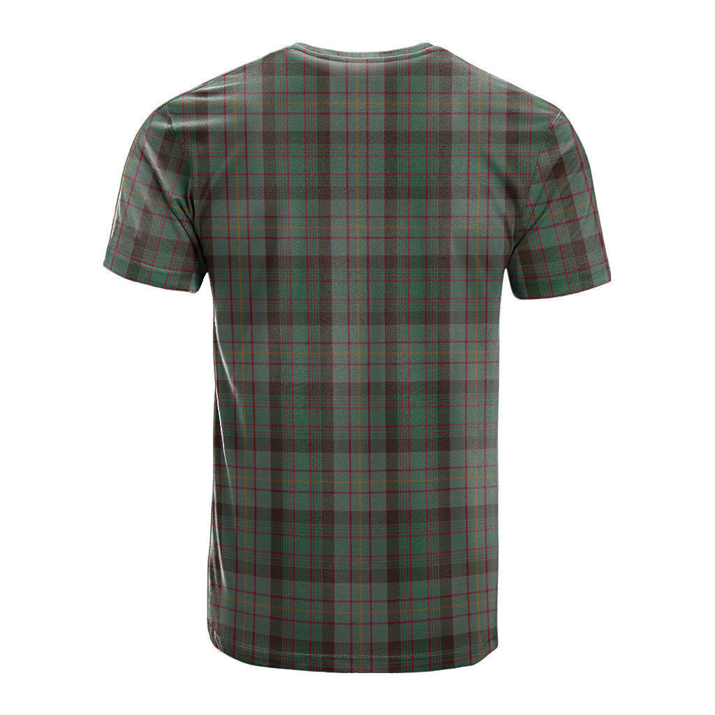 Cochrane Hunting Tartan T-Shirt with Family Crest - Tartan Vibes Clothing