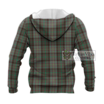 Cochrane Hunting Tartan Knitted Hoodie with Family Crest DNA In Me Style