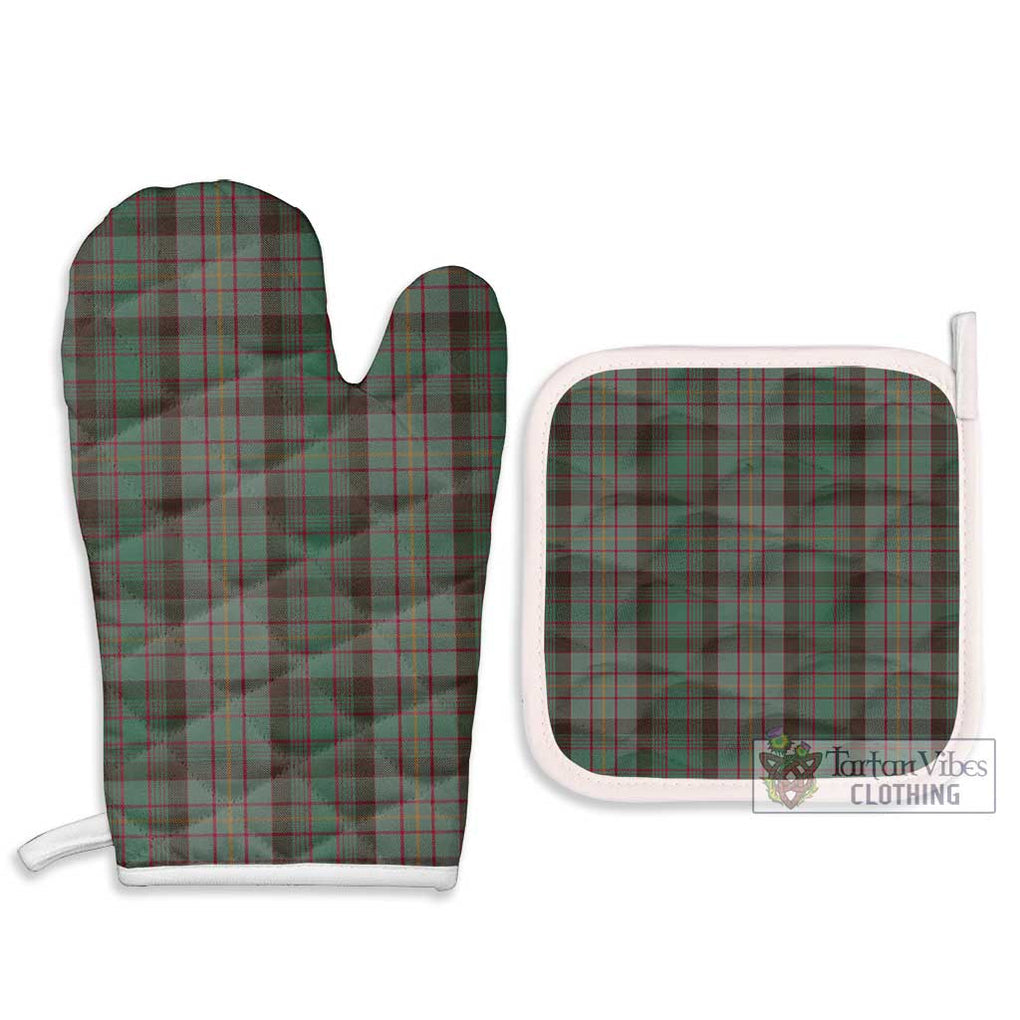 Cochrane Hunting Tartan Combo Oven Mitt & Pot-Holder Combo 1 Oven Mitt & 2 Pot-Holder White - Tartan Vibes Clothing