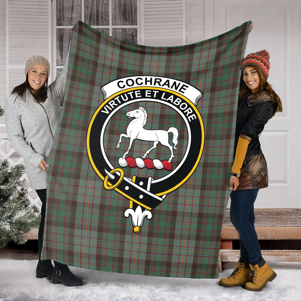 cochrane-hunting-tartab-blanket-with-family-crest