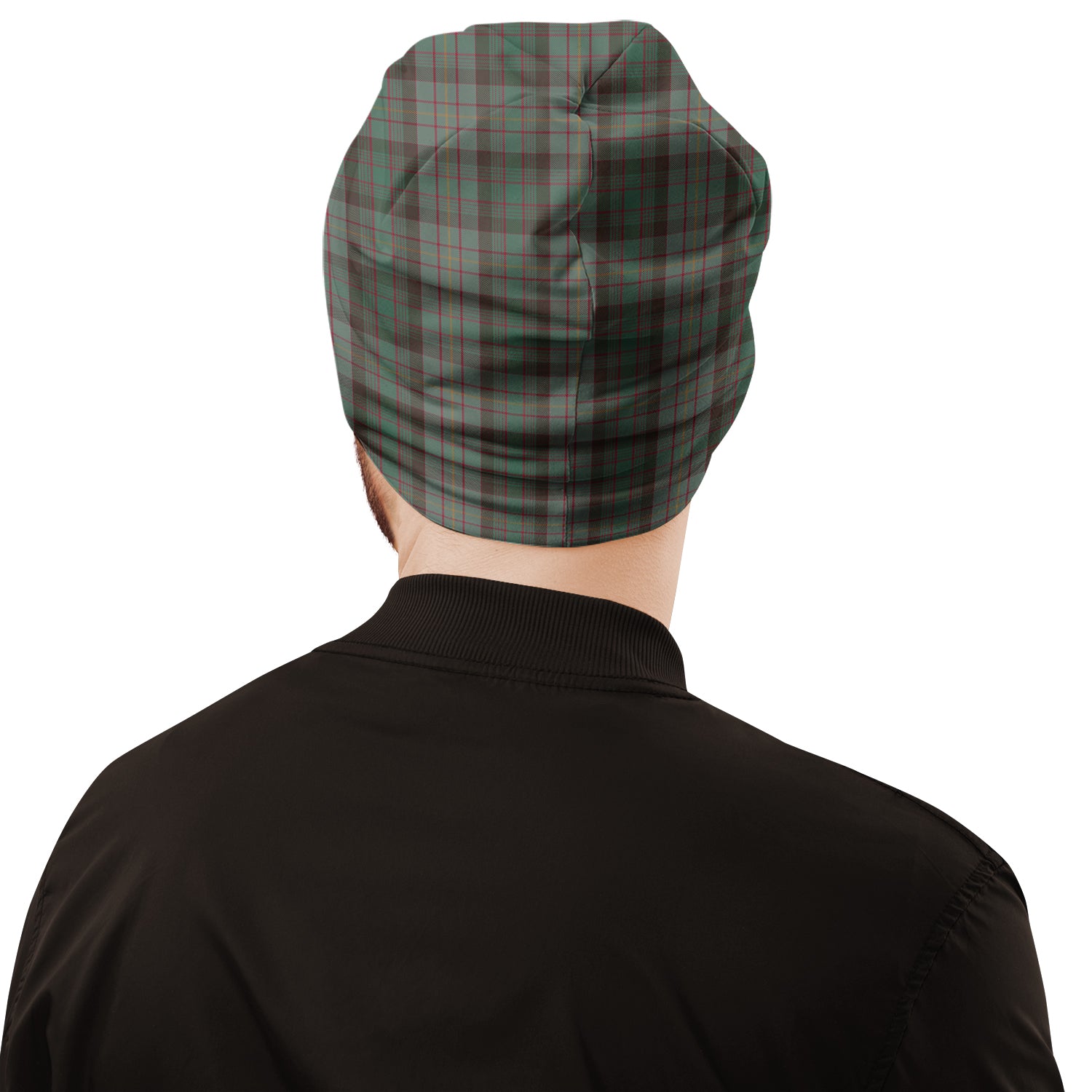 Cochrane Hunting Tartan Beanies Hat with Family Crest - Tartan Vibes Clothing