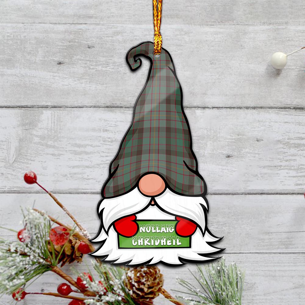 Cochrane Hunting Gnome Christmas Ornament with His Tartan Christmas Hat - Tartan Vibes Clothing