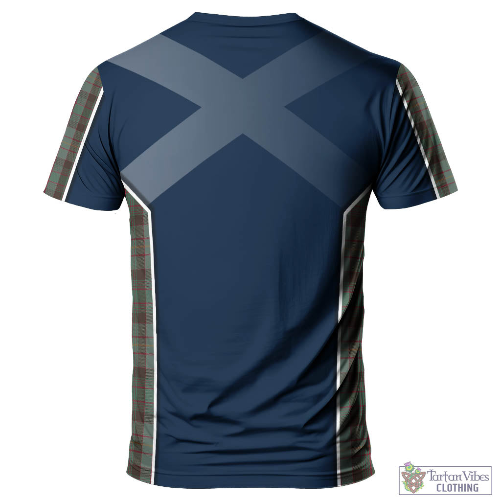 Tartan Vibes Clothing Cochrane Hunting Tartan T-Shirt with Family Crest and Scottish Thistle Vibes Sport Style