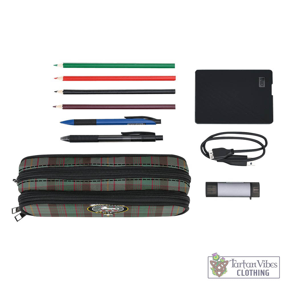 Tartan Vibes Clothing Cochrane Hunting Tartan Pen and Pencil Case with Family Crest