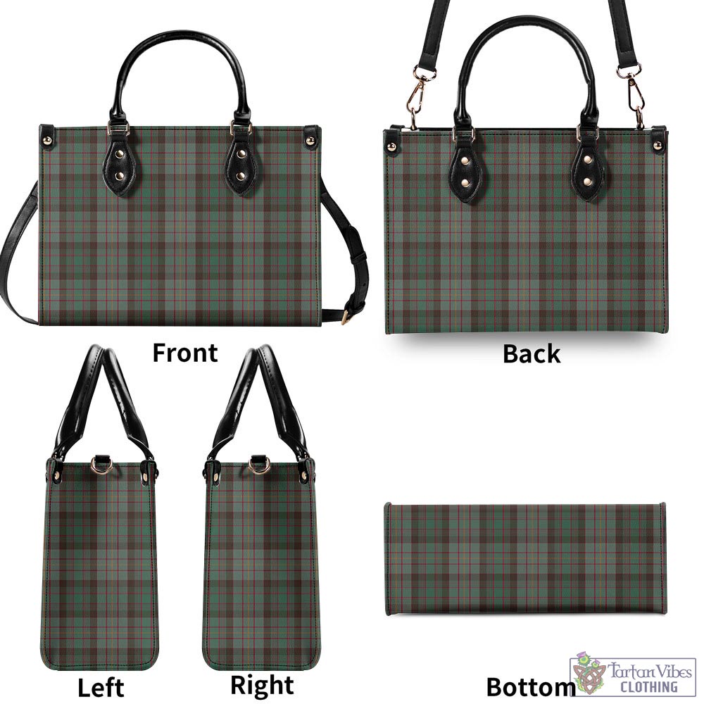 Tartan Vibes Clothing Cochrane Hunting Tartan Luxury Leather Handbags