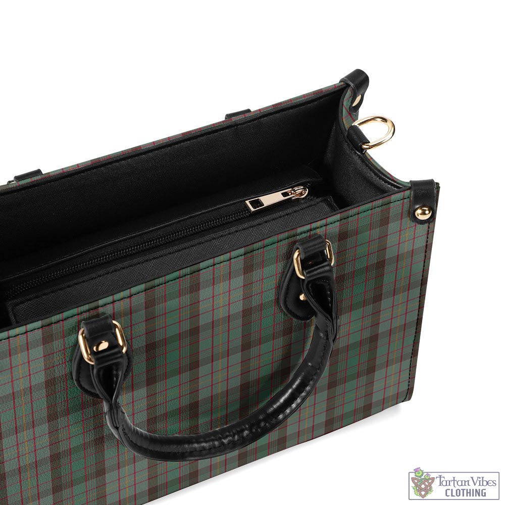 Tartan Vibes Clothing Cochrane Hunting Tartan Luxury Leather Handbags