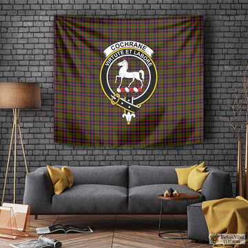 Cochrane Modern Tartan Tapestry Wall Hanging and Home Decor for Room with Family Crest