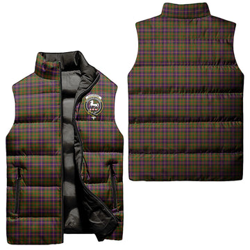 Cochrane Modern Tartan Sleeveless Puffer Jacket with Family Crest