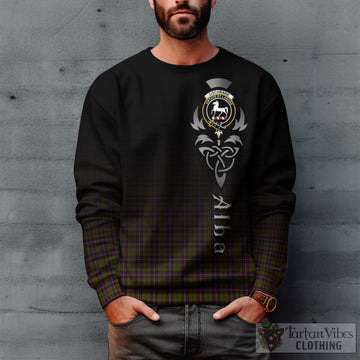 Cochrane Modern Tartan Sweatshirt Featuring Alba Gu Brath Family Crest Celtic Inspired