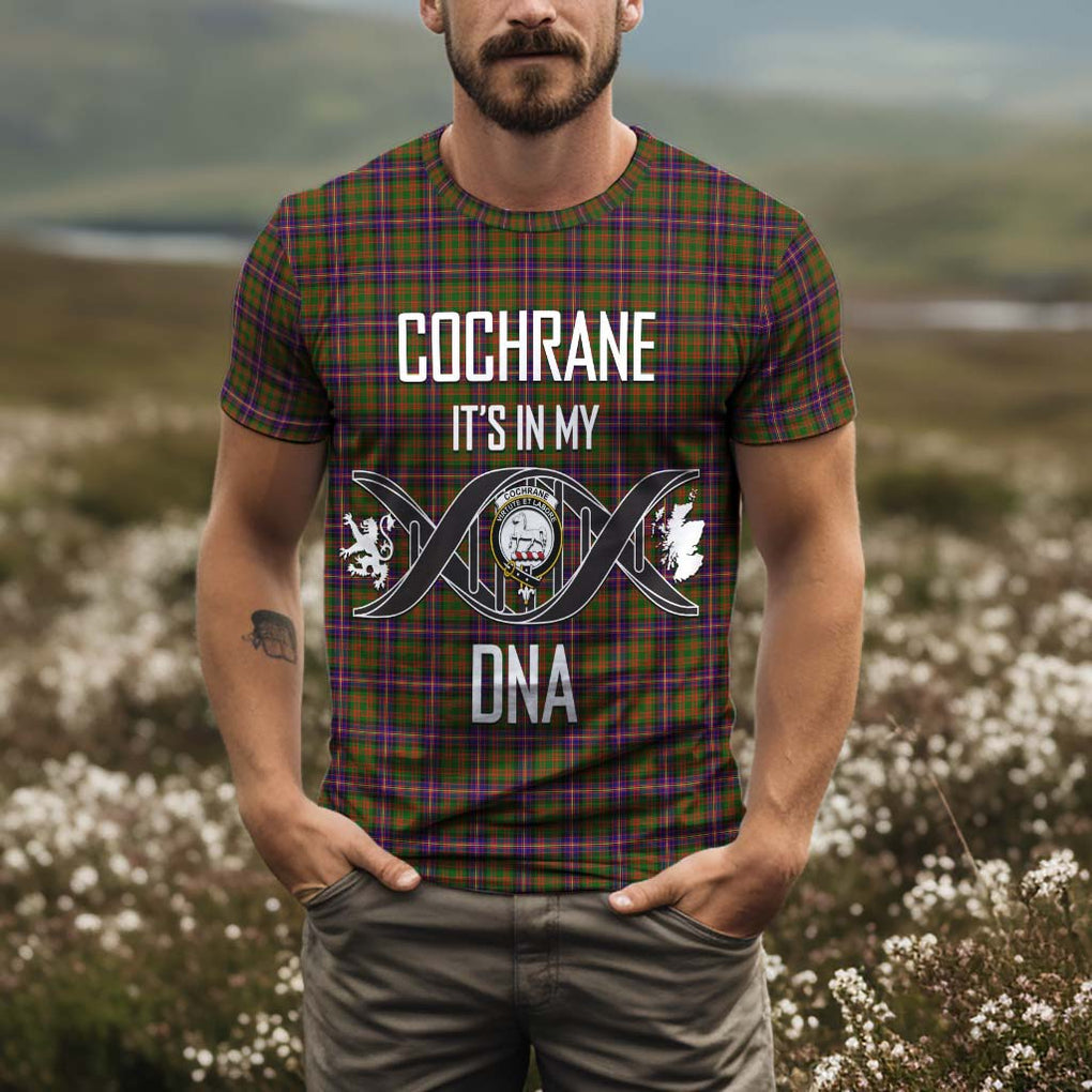 Cochrane Modern Tartan T-Shirt with Family Crest DNA In Me Style Kid's Shirt - Tartan Vibes Clothing