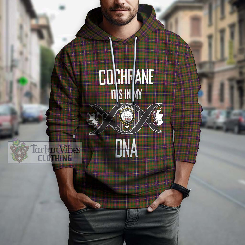 Cochrane Modern Tartan Hoodie with Family Crest DNA In Me Style Pullover Hoodie - Tartanvibesclothing Shop