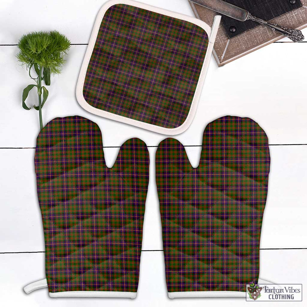 Cochrane Modern Tartan Combo Oven Mitt & Pot-Holder Combo 1 Oven Mitt & 1 Pot-Holder White - Tartan Vibes Clothing