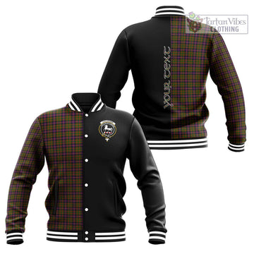 Cochrane Modern Tartan Baseball Jacket with Family Crest and Half Of Me Style