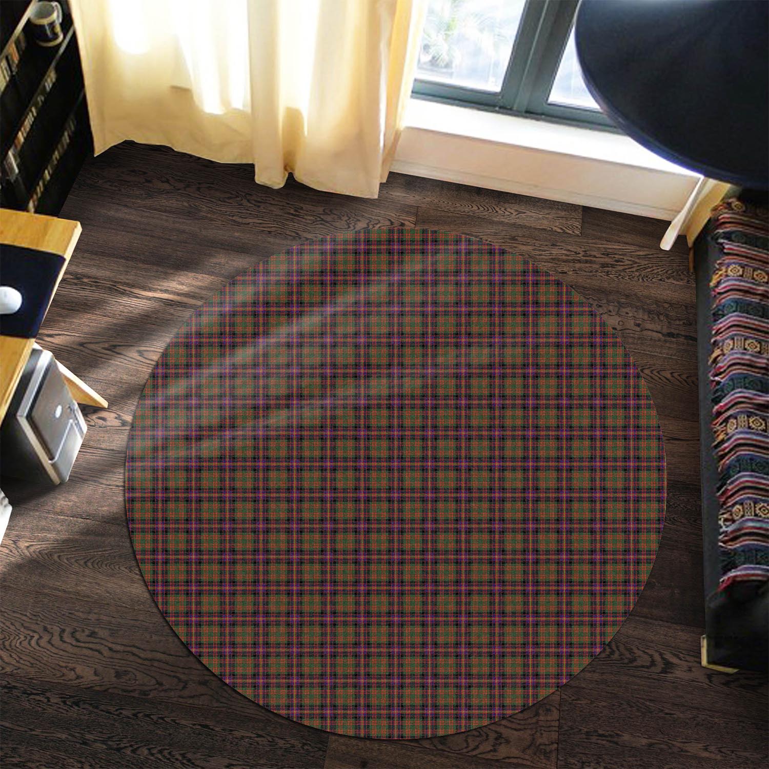 Cochrane Modern Tartan Round Rug - Tartanvibesclothing