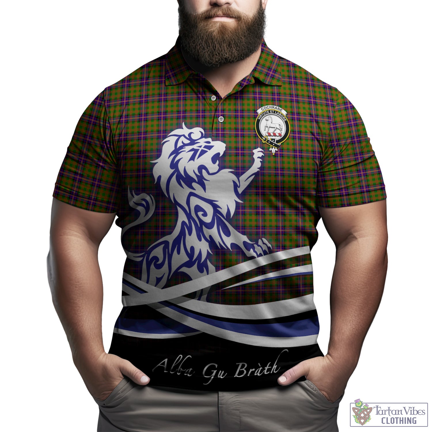 cochrane-modern-tartan-polo-shirt-with-alba-gu-brath-regal-lion-emblem