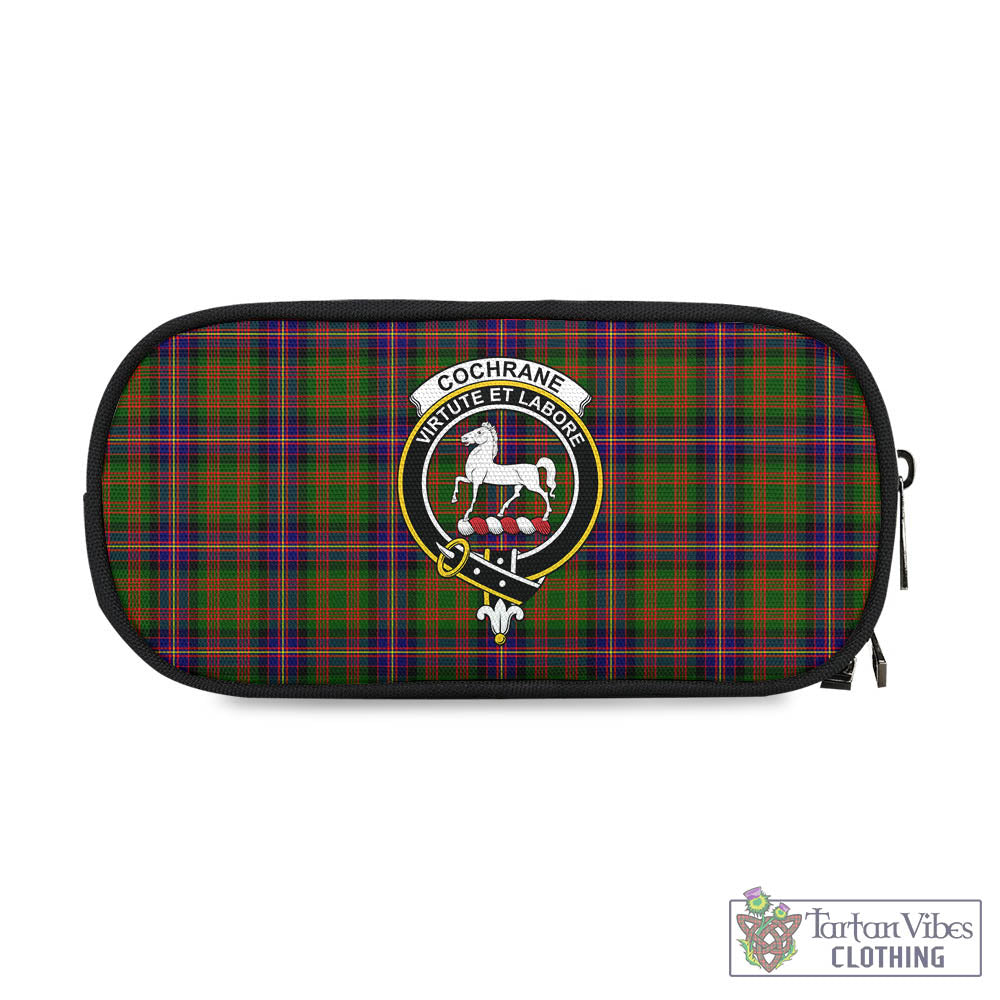 Tartan Vibes Clothing Cochrane Modern Tartan Pen and Pencil Case with Family Crest