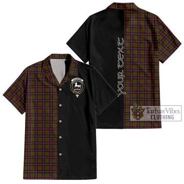 Cochrane Modern Tartan Short Sleeve Button Shirt with Family Crest and Half Of Me Style