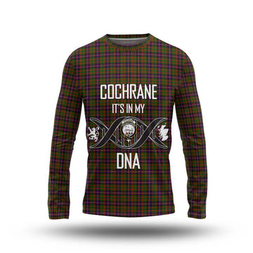 Cochrane Modern Tartan Long Sleeve T-Shirt with Family Crest DNA In Me Style