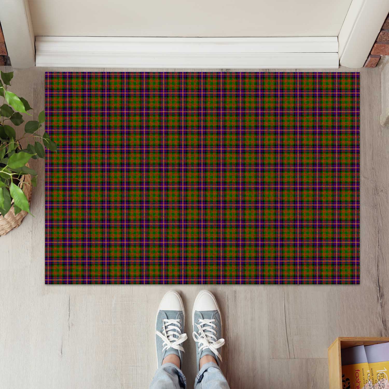 Cochrane Modern Tartan Door Mat - Tartanvibesclothing