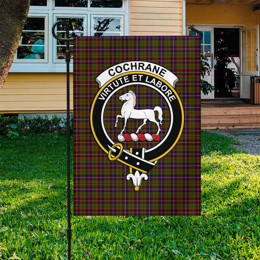 cochrane-modern-tartan-flag-with-family-crest